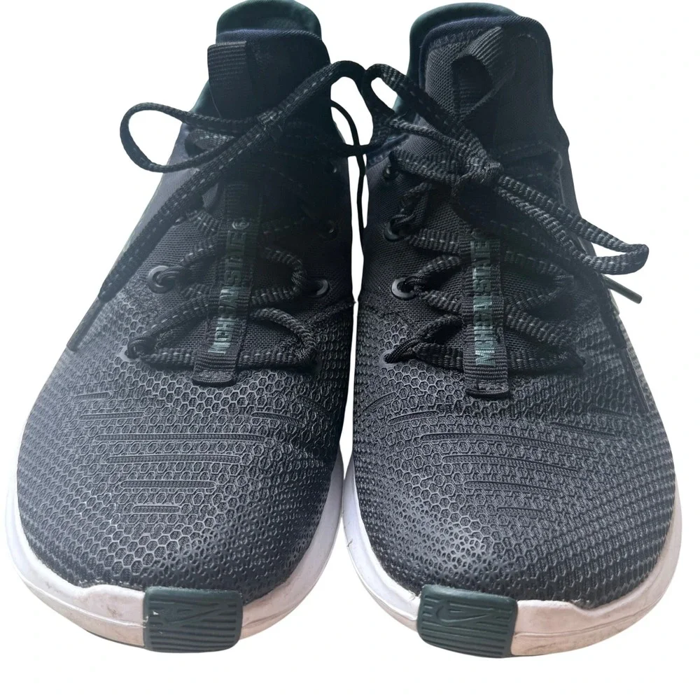 Nike Free TR 8 Michigan State Spartans Shoes Womens 5.5 Black Green AO7827-013